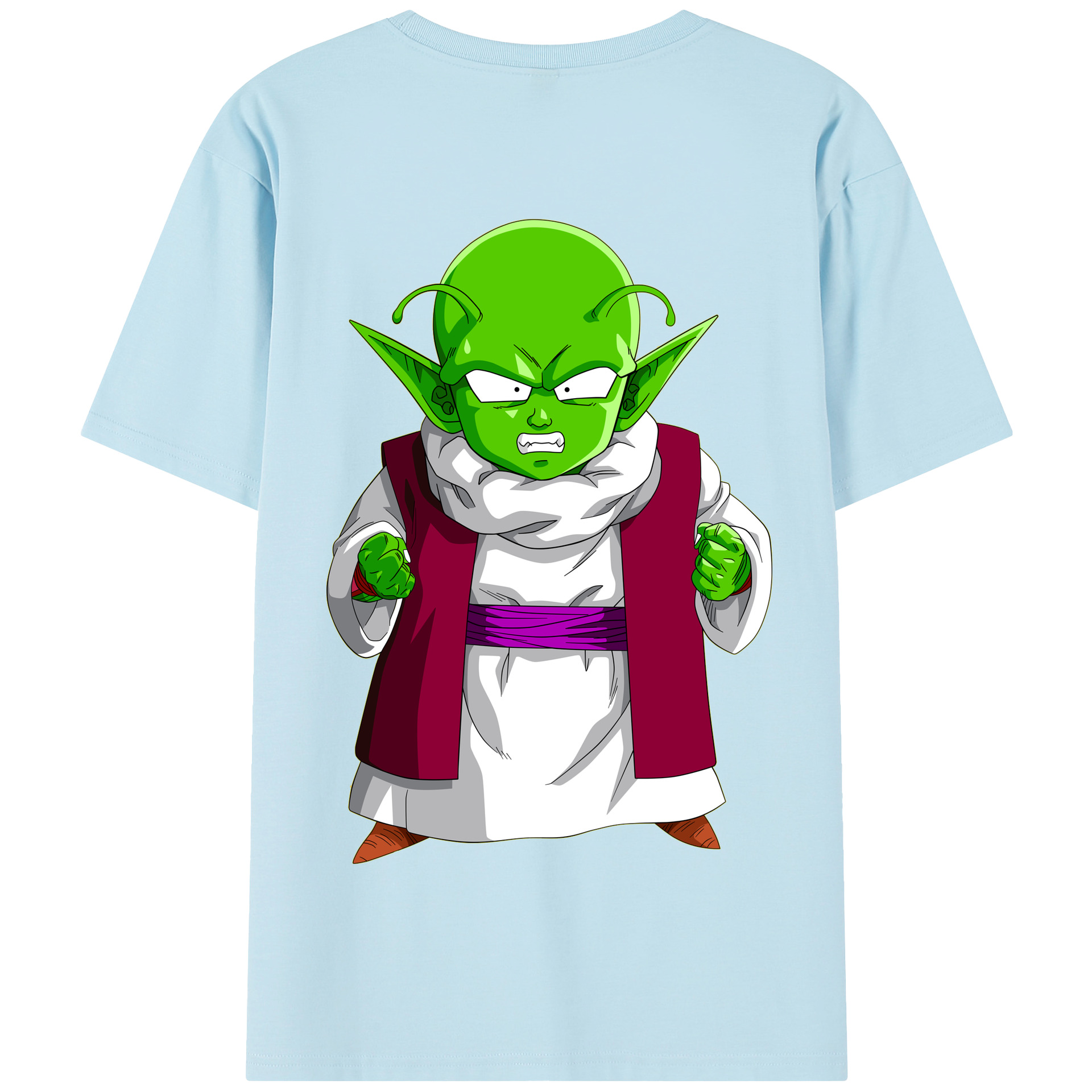 （画像用） ドラゴンボール ピッコロ DRAGON BALL Piccolo 綿100％半袖Tシャツ（背面プリント）